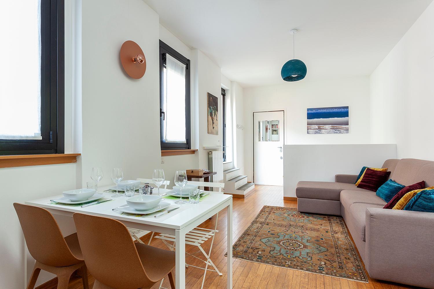 Duplex Luminoso In Zona Residenziale Daire Milano Dış mekan fotoğraf